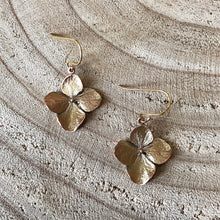 Load image into Gallery viewer, Michael Michaud Hydrangea Petal Wire Drop Earrings - Indie Indie Bang! Bang!