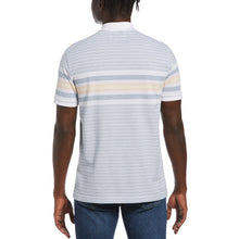 Load image into Gallery viewer, Original Penguin Engineered Strip Polo In Cool Blue - Indie Indie Bang! Bang!