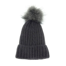 Load image into Gallery viewer, Cable Pom Pom Hat - Indie Indie Bang! Bang!