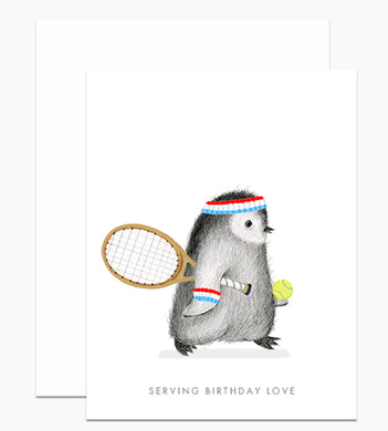 Serving Birthday Love Card - Indie Indie Bang! Bang!