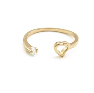 Gold Heart and Sparkle Ring - Indie Indie Bang! Bang!