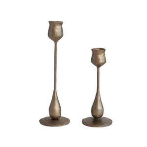 Golden Antique Brass Candle Holders - Indie Indie Bang! Bang!