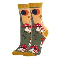 Hongo Delight Men's Athletic Crew Socks - Indie Indie Bang! Bang!