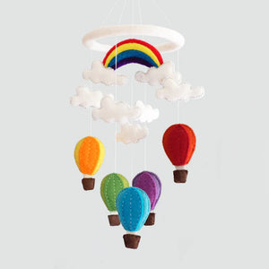 Felt Mobile Hot Air Balloon - Indie Indie Bang! Bang!