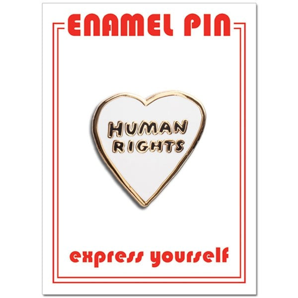Human Rights Pin - Indie Indie Bang! Bang!