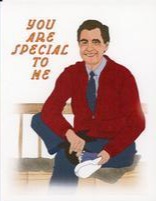 Mister Rogers Special Greeting Card - Indie Indie Bang! Bang!