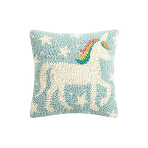 Unicorn Star Light Blue Hook Pillow - Indie Indie Bang! Bang!