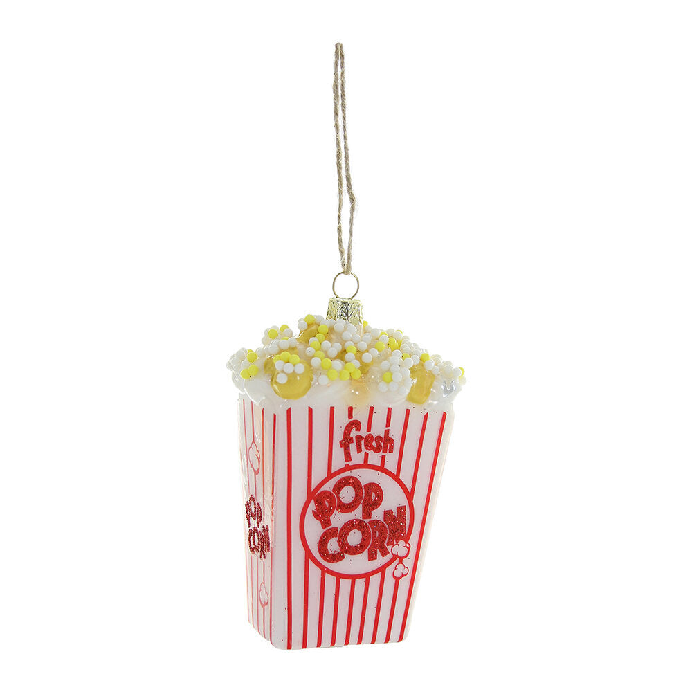Cody Foster Red and White Stripe Fresh Popcorn Ornament - Indie Indie Bang! Bang!