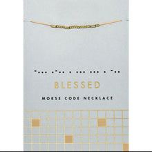 Load image into Gallery viewer, Morse Code - Blessed Necklace - Indie Indie Bang! Bang!