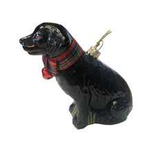 Load image into Gallery viewer, Cody Foster Festive Black Lab Ornament - Indie Indie Bang! Bang!