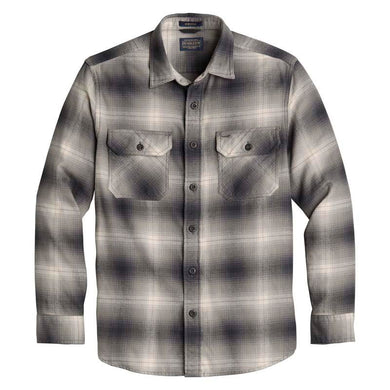 Pendleton - Plaid Burnside Double-Brushed Grey/Black Flannel Shirt - Indie Indie Bang! Bang!