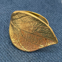 Load image into Gallery viewer, Leaf Gold Ring - Indie Indie Bang! Bang!