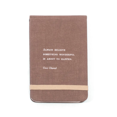 CoCo Chanel Fabric Notebook - Indie Indie Bang! Bang!