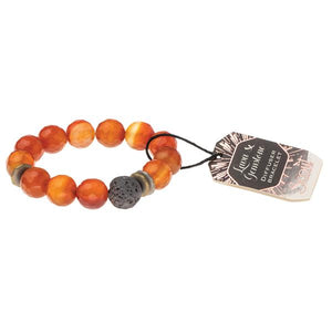 Lava & Gemstone Bracelet - Indie Indie Bang! Bang!