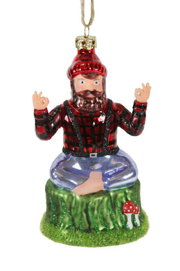 YOGA LUMBERJACK ORNEMENT - Indie Indie Bang! Bang!