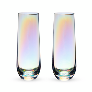 Luster Champagne Flutes, Set Of 2 - Indie Indie Bang! Bang!