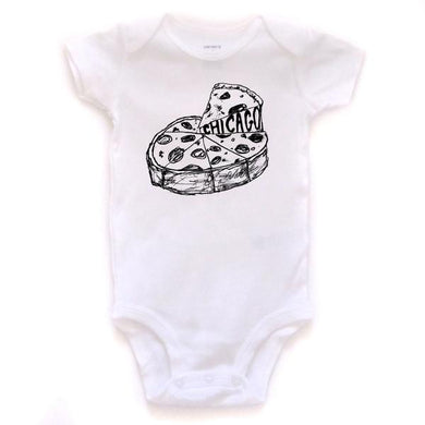 Chicago Pizza Bodysuit - Indie Indie Bang! Bang!