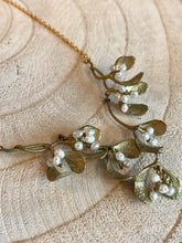 Load image into Gallery viewer, Michael Michaud Mistletoe 16&quot; Statement Necklace - Indie Indie Bang! Bang!