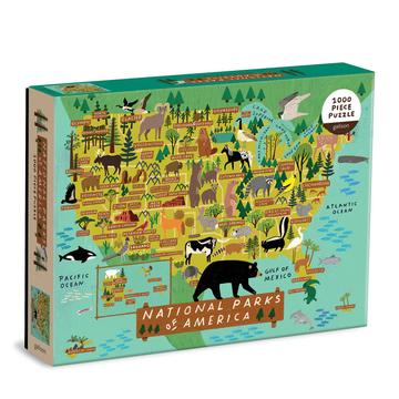 National Parks of America 1000 Piece Jigsaw Puzzle - Indie Indie Bang! Bang!