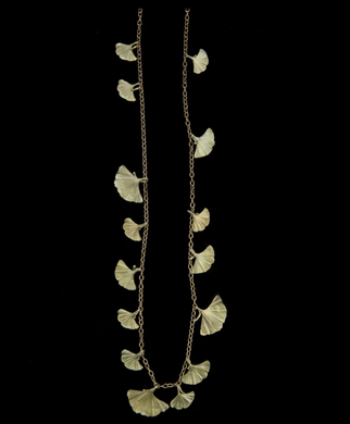 Michael Michaud Long Gingko Necklace - Indie Indie Bang! Bang!