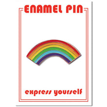 Load image into Gallery viewer, Rainbow Enamel Pin - Indie Indie Bang! Bang!