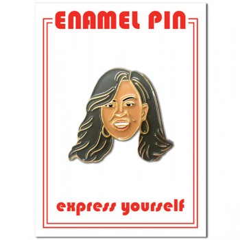 Michelle Obama Enamel Pin - Indie Indie Bang! Bang!