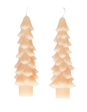 Load image into Gallery viewer, Tree Shaped Taper Candles in Pink or Gold - Indie Indie Bang! Bang!