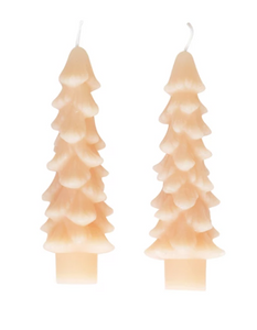 Tree Shaped Taper Candles in Pink or Gold - Indie Indie Bang! Bang!