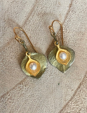 Michael Michaud - Round Leaf Eucalyptus Earrings - Indie Indie Bang! Bang!