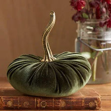 Load image into Gallery viewer, Small Velvet Olive Pumpkin - Indie Indie Bang! Bang!
