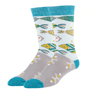 School of Fish Men's Sock - Indie Indie Bang! Bang!