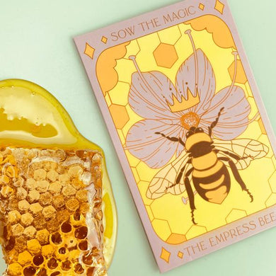 Sow the Magic the Empress Bee Tarot Seed Packet - Indie Indie Bang! Bang!