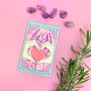 Sow the Magic Lavender Lovers Tarot Seed Packet - Indie Indie Bang! Bang!