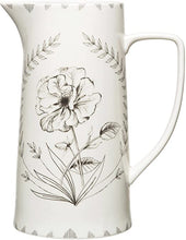 Load image into Gallery viewer, Stoneware Floral Pitcher - Indie Indie Bang! Bang!