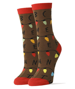 Stranger Women's Crew Socks - Indie Indie Bang! Bang!