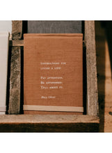 Load image into Gallery viewer, Mary Oliver Fabric Notebook - Indie Indie Bang! Bang!