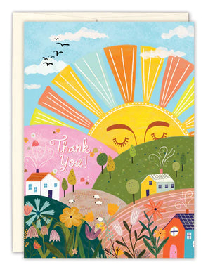 Sun Thank you Card - Indie Indie Bang! Bang!