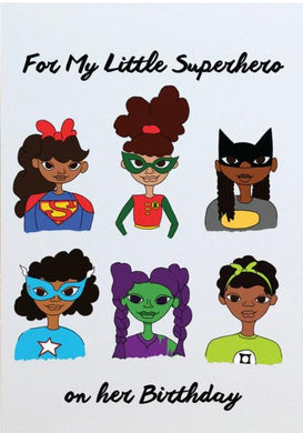 Superhero Girls Birthday - Indie Indie Bang! Bang!