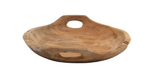 Teak Wood Bowls with Handles - Indie Indie Bang! Bang!