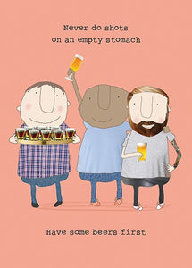 Beer First Birthday Card - Indie Indie Bang! Bang!