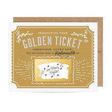 Load image into Gallery viewer, Golden Ticket Scratch-Off Card - Indie Indie Bang! Bang!