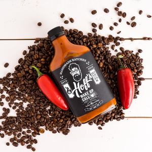Hoff's Wake Up Call Hot Sauce with Cold Brew Coffee - Indie Indie Bang! Bang!
