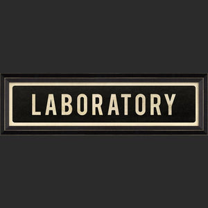 Laboratory Sign Art - Indie Indie Bang! Bang!