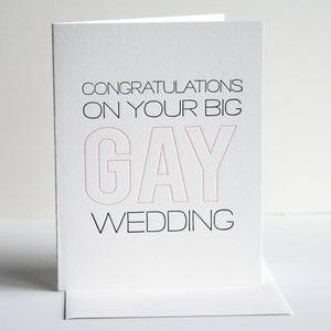 Congratulations On Your Big Gay Wedding - Indie Indie Bang! Bang!