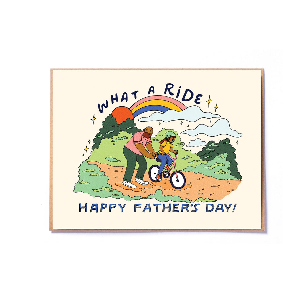 What a Ride Father's Day Card - Indie Indie Bang! Bang!