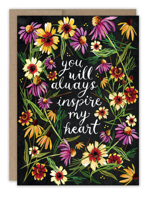 You Will Always Inspire My Heart Anniversary Card - Indie Indie Bang! Bang!
