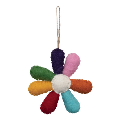 Wool Felt Flower Ornament - Indie Indie Bang! Bang!
