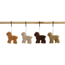 Load image into Gallery viewer, Creative Co-Op Furry Poodle Ornament - Indie Indie Bang! Bang!