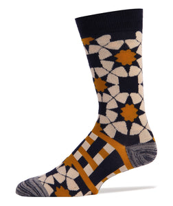 Men's Bamboo Crew Socks - The Zodiac - Indie Indie Bang! Bang!